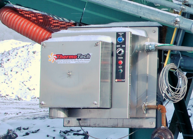 All of Thermo-Tech's permanently mounted heaters are weather tight stainless steel construction.