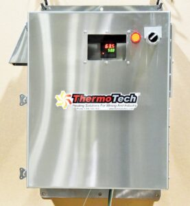 Optional heated wear liner control box.