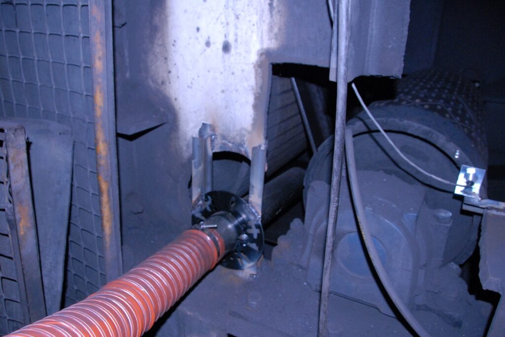 Drive Roll Heater in a tight space installation.