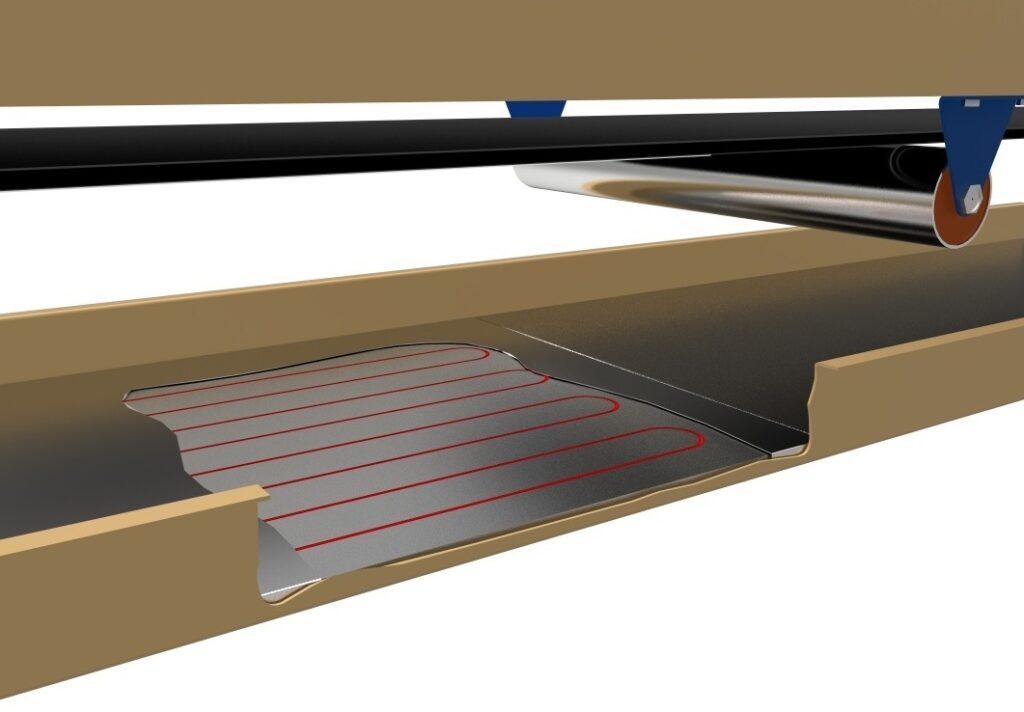 Hot Plate Trough Heater.