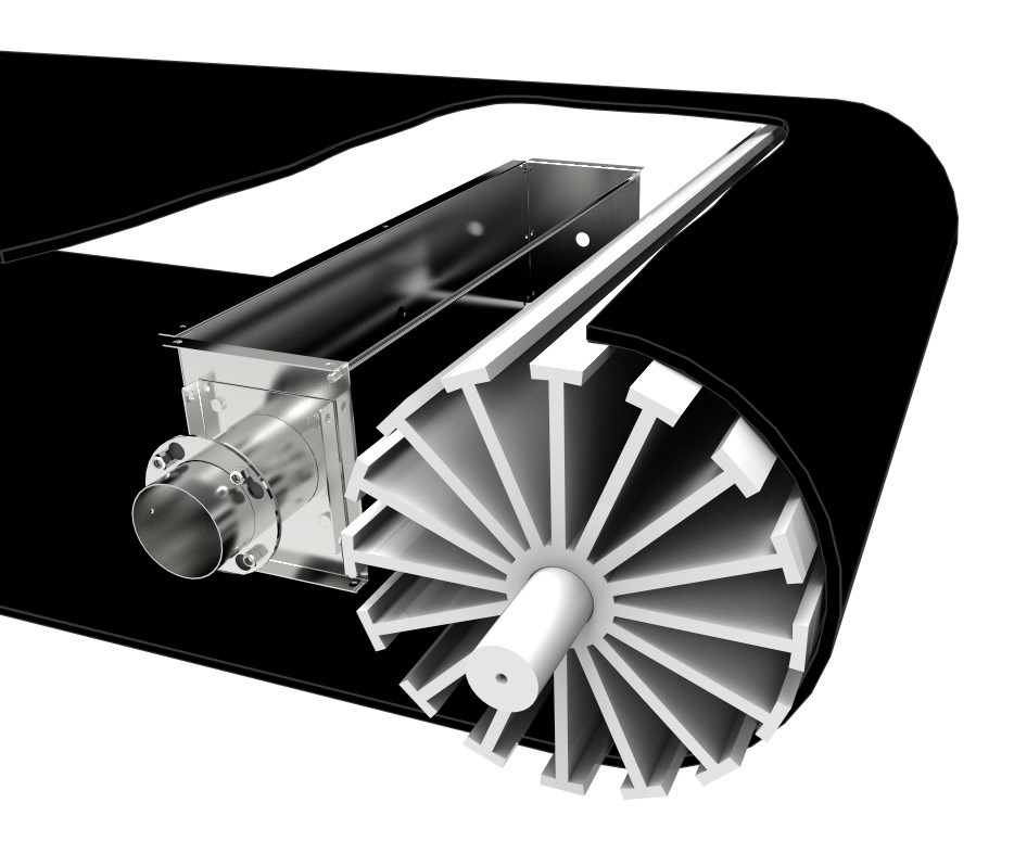 Graphic of a Tail Roll Heater Assembly.